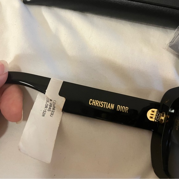 New Christian Dior "Wildior S3U" square sunglasses $470 Brown and Gray - Picture 8 of 16